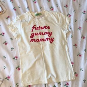 Lucky 7 short sleeve tshirt maternity